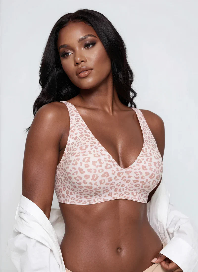 Pink Leopard Comfort Bra