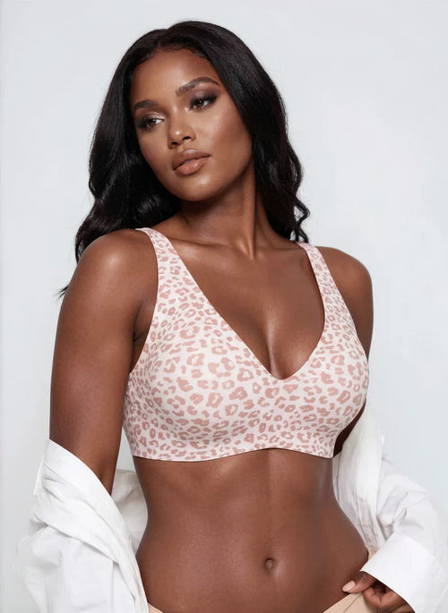 Pink Leopard Comfort Bra